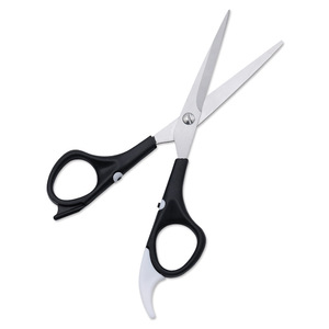 Ciseaux de coiffure plats en acier inoxydable 100 mm pour effiler les franges et tailler les cheveux, usage professionnel en salon - Product Image 1