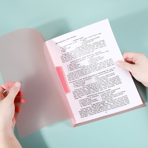 Folder A4 Warna-warni dengan Pengunci Putar dan Klip Penjepit, Bahan PP, untuk Penyimpanan Dokumen Kantor, Model 2102, Grosir - Product Image 2