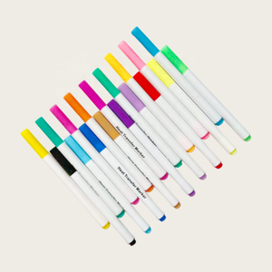 Penne per Sublimazione con Logo Personalizzabile, Set da 24 Colori, Pennarelli per Trasferimento a Caldo, Kit Fai-da-Te in Scatola Trasparente Modello TM-12 - Product Image 1