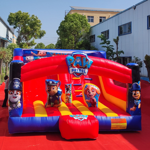 Château gonflable pour enfants Dog Patrol Team, en PVC, capacité 12 personnes, avec souffleur et kits de réparation, usage commercial extérieur - Product Image 2