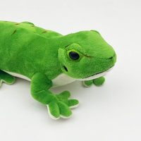 Gecko vert doux en peluche personnalisé de 40cm jouet pour enfants figurine animale nouveau cadeau promotionnel en gros