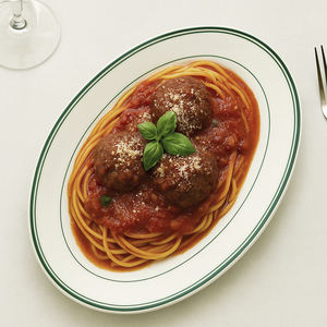 Assiettes à dîner en céramique TQ blanches et vertes, restaurant, steak, pâtes, <span class=keywords><strong>pizza</strong></span>, plat personnalisé rond/ovale, plateau de service, assiettes et plats - Product Image 6