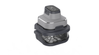 Friteuse à air électrique moderne 4L intelligente avec fenêtre en verre, 1500W, chauffage rapide par circulation d'air chaud, panier amovible anti-brûlure en plastique