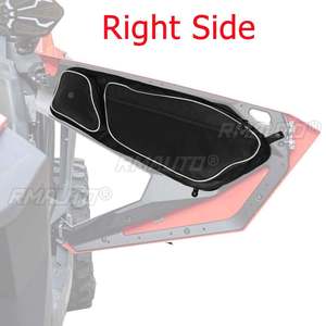 2 Bolsas de Almacenamiento Laterales Delanteras para Polaris RZR XP 1000 900XC S900 2014-2022 2015 2016 2017 UTV, Bolsa para Rodilleras, Bolsa Superior, Color Negro - Product Image 2