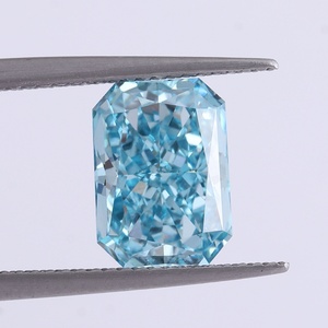 Diamante Azul de Laboratorio de 0.9-3.55ct, Corte Radiante, VS2, Diamante Azul Cultivado en Laboratorio, Corte Excelente, Certificación IGI, Diamante de Lujo CVD - Product Image 4