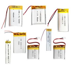 Rechargeable Lithium Li-polymer Battery 280mah~10000mah 3.7V For 3C Electronic Products