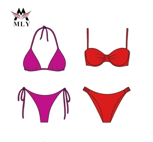 Bikini MLY Thong 2026, Traje de Baño Sexy para Mujer, Traje de Baño Femenino con Push-Up, Brasileño, para Playa, Talla Grande - Product Image 2
