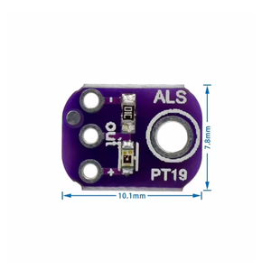 ALS-PT19アナログ光センサーモジュールカバーUVBとUVAスペクトルUV LEDセンサー + 2.5V-5.5V - Product Image 2