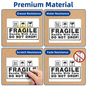 Etiquetas Autoadhesivas Rectangulares de Papel de 3x4 Pulgadas, 850 por Rollo, Adhesivo Fuerte, Compatible con Impresión Térmica - Product Image 6