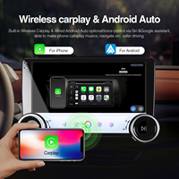Radio de coche Android de 10 pulgadas, perilla doble, estéreo de coche de diamante, pantalla Carplay de 8 núcleos, reproductor de DVD para coche OEM ODM DSP 5G Wifi