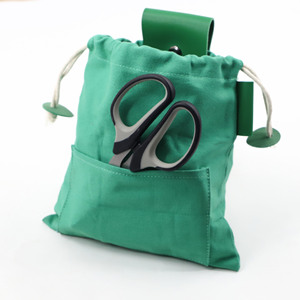 Pochette de forage verte avec compartiment intérieur, sac de taille à poignée souple pour outils de survie en plein air, 32x22cm - Product Image 1