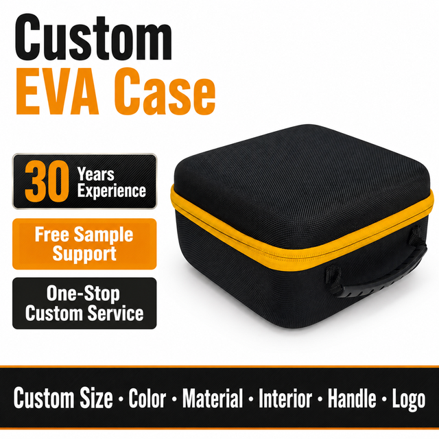 Waterproof Travel Storage Bag Custom EVA Hard Shell Headphone Carrying Case
