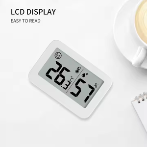 Schermo LCD elettronico sveglia termometro per uso domestico igrometro grande Display misurazione <span class=keywords><strong>dell</strong></span>'<span class=keywords><strong>umidità</strong></span> della temperatura interna - Product Image 5
