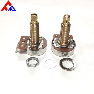 Potenciómetro de ajuste fino de 24 mm para guitarra eléctrica de tamaño completo con eje de cobre metálico, venta directa de fábrica, resistente - Product Image 6