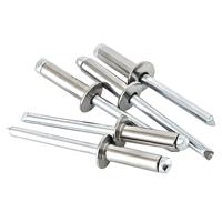 Rivets aveugles à tête ronde DIN 7337 haute durabilité en acier/acier inoxydable pour assemblage de tôles, armoires et véhicules