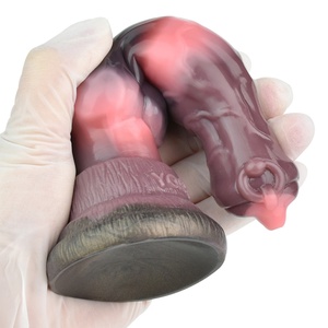 YOCY Wolf <b>Dildo</b> Fantasy Silicone Dog Penis Sex Toy for Women Men Beginner Monster Dragon Anal Sex Toy Vaginal Butt Stimulator - Product Image 1