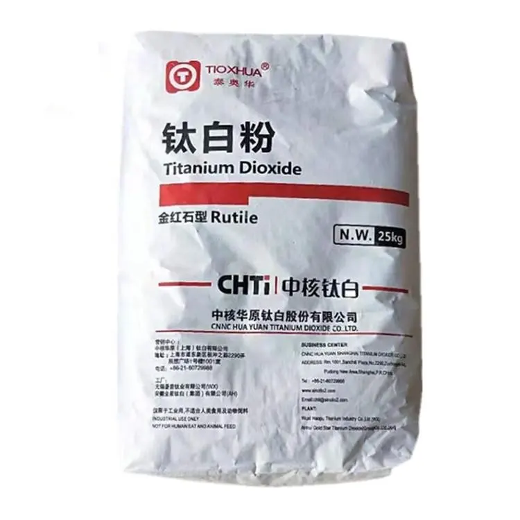 R2196 Tioxhua Titaandioxide R-2196 Chtio2 2196 Voor Verf Papier Maken Kunststoffen Tio2 Poeder