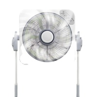 Ventilateur électrique silencieux pour la maison, ventilateur de sol vertical de 12 pouces, ventilateur de table pivotant, export transfrontalier, ventilateur électrique à télécommande et réglage de hauteur