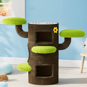 Árbol para Gatos de Lujo con Rascador, Casa, Nido y Cama, Estructura de Escalada de Alta Calidad de 3 Niveles - Product Image 2