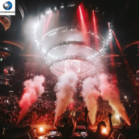 Personalizado 2m 3M 4m 5M 6m 10m diámetro Club de aluminio de una sola capa de doble capa evento concierto círculo ascensor girar escenario iluminación truss