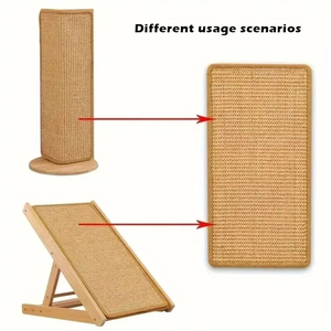 Estoque Disponível Sisal Cat <span class=keywords><strong>Scratcher</strong></span> Interativo Pet Móveis Mesa Leg Pad Cat Coçar Mat Friced Cat Toys - Product Image 4