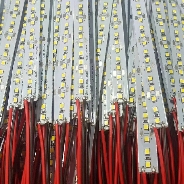 DC12V SMD 5630 LED Hard Rigid Strip Bar Light Aluminium Shell +pc Cover LED Bar Light 5730