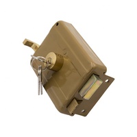 Serrure de porte robuste de 120 mm et 140 mm à prix d'usine leader du secteur avec cylindre de sécurité à verrouillage indépendant pour la confidentialité
