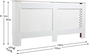 Couvercle de <span class=keywords><strong>radiateur</strong></span> moderne en <span class=keywords><strong>MDF</strong></span> peint en blanc pour le salon, la chambre, la salle de bain et les meubles de maison - Product Image 4