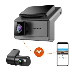 Pabrik 3 kamera 2K + 1K + 1K Wifi DashCam 256G mobil perekam Video depan dan belakang dalam 3 lensa Wifi Mobil Dvr 3 Channel 2K Dash Cam