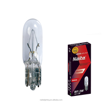 Ampoules automobiles T5 W1.2W 12V 1.2W Ampoules automobiles transparentes 12V
