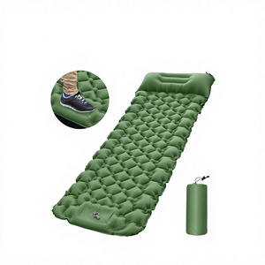 Colchoneta Inflable para Dormir, con Bomba de Aire, Resistente a la Humedad, Impermeable, <span class=keywords><strong>Material</strong></span> de Nailon y TPU, para Uso en Exteriores - Product Image 1