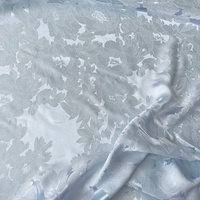 Allover-Muster mit großen Pfingstrosen im chinesischen Stil, 100 % Maulbeerseide, breiter Jacquard-Seidenstoff für Damen-Cheongsam-Kleidung