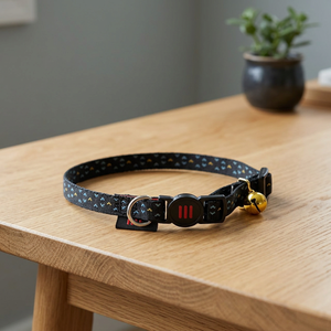 Collier de sécurité pour chat en nylon de qualité, élégant, à motif de dessin animé, avec boucle de dégagement rapide, modèle de marche Taiwan QHC-1012 - Product Image 3