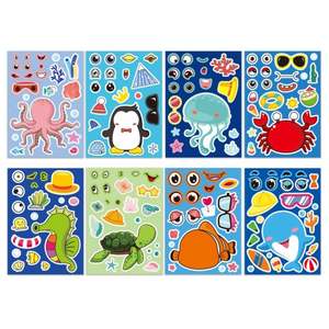 Pegatina de papel troquelada de lámina Kawaii personalizada, enmascaramiento impreso de primera calidad para papel y película adhesiva de silicona - Product Image 3