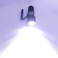 Linterna LED Recargable de 30W Súper Brillante con Zoom, de Aleación de Aluminio, Resistente al Agua, con Pantalla Digital de Energía