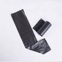 Sacs poubelles en plastique HDPE recyclé imprimés en couleurs et tailles personnalisées, thermoscellables, à ouverture plate, en rouleau, emballés en carton, jetables