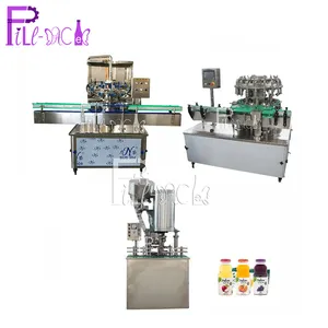1500BPH 0-2L Fully Automatic Glass Bottle Fruit Juice Beverage Hot Filling Machine / Washing Filling Capping Line / Plant