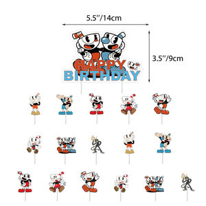 แก้วน้ำลายเฮดบอย อุปก<span class=keywords><strong>ร</strong></span>ณ์จัดงานวันเกิด ป้ายแฮปปี้เบิร์ธเด<span class=keywords><strong>ย</strong></span>์ ของตกแต่งงานวันเกิดเด็กผู้หญิง แก้วน้ำลายเฮดบอย ของตกแต่งงานปา<span class=keywords><strong>ร</strong></span>์ตี้ - Product Image 3