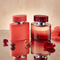 Flacon de parfum en verre de luxe unique et haut de gamme de 80 ml, vide, avec vaporisateur, magnifique, par le fabricant Anding