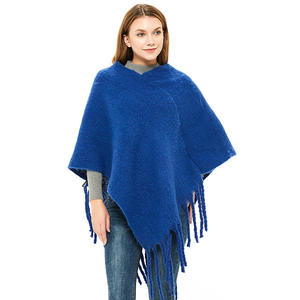 Inverno 2019 Pashmina All'ingrosso Nuova Moda <span class=keywords><strong>Donna</strong></span> Coperta di <span class=keywords><strong>Cashmere</strong></span> Calda Spessa Scialle <span class=keywords><strong>e</strong></span> Poncho a Maglia - Product Image 4