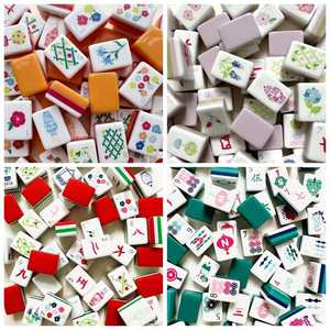 Jeu de tuiles de Mahjong américain de luxe à 4 couches en acrylique 160, gravées motif tortue, par Ningbo Leti Trading Co., Ltd. - Product Image 3