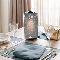 Support d'affichage rotatif en acrylique, porte-cartes triangulaire à 3 faces, 7,87x3,94x3,74 pouces, pour menus de restaurant, enseignes de bureau, magasin
