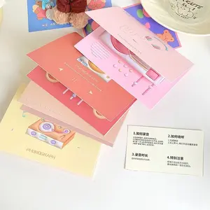 Записываемые говорящие поздравительные открытки креативный фонограф 3d всплывающие открытки Благословение Поздравительные открытки на день рождения или День святого Валентина