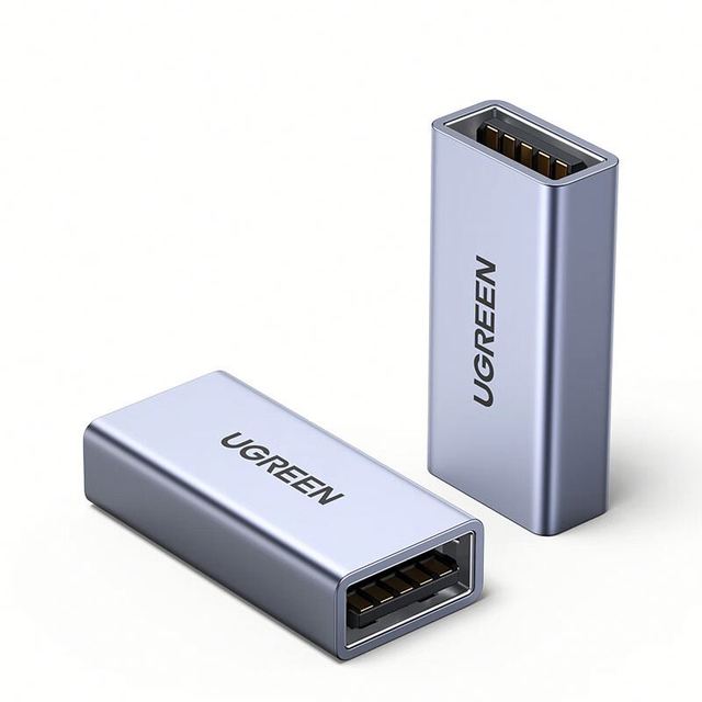 UGREEN Female to Female USB Adapter, USB Type a 3.0 Female to Female 3.0 Cable Coupler, 5Gbps High Speed USB Extension Connector