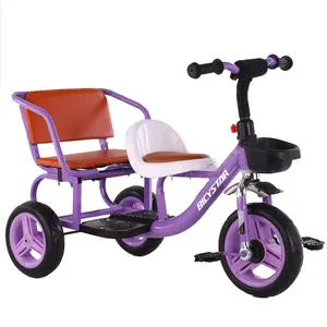 Bambini pedale in metallo classico triciclo bici push auto e tricicli in vendita 3 ruote