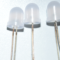 Diodes LED DIP à trou traversant personnalisées en usine, tricolores (rouge-bleu-vert) 10 mm, dimmables, avec garantie de 3 ans, vente en gros