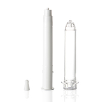 Bouteille d'aiguille pour liquide de 5ml, 10ml, 15ml, 20ml, 10 pièces, flacon pompe, pour dispositif cosmétique, sans air