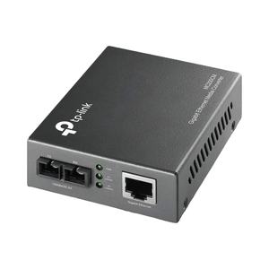 Convertisseur multimédia <span class=keywords><strong>TP</strong></span>-<span class=keywords><strong>Link</strong></span> MC200CM 1000BASE-SX/1000Base-T multimode avec connecteurs RJ45 et SC, noir, Chine - Product Image 1