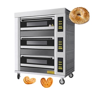 Horno de Panadería Multifuncional Comercial con Control Preciso de Temperatura, 3 Niveles, 6 Bandejas, Horno Eléctrico/a Gas - Product Image 3