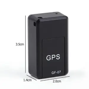 Gf07 Auto Gps Key Finder Real Time Gsm Sms Tracking Apparaat Locator Magnetische Anti-Verloren Opname Smart Gps Tracker Locator Voor Auto